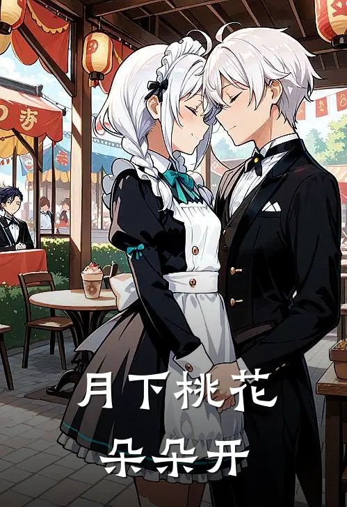 月下桃花朵朵开